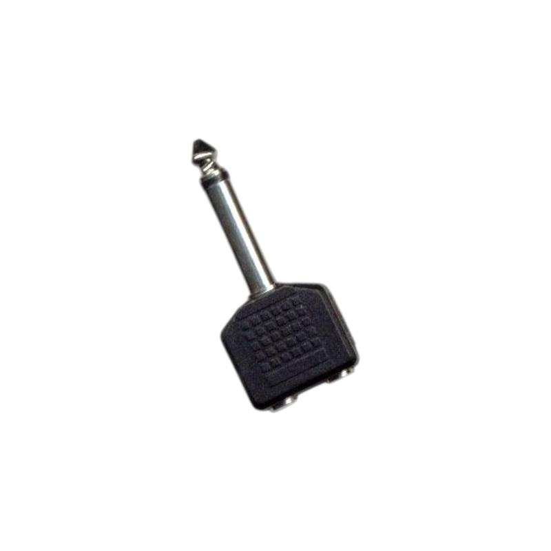 PLUG MONO 6.5 2 JACK MONO 3.5