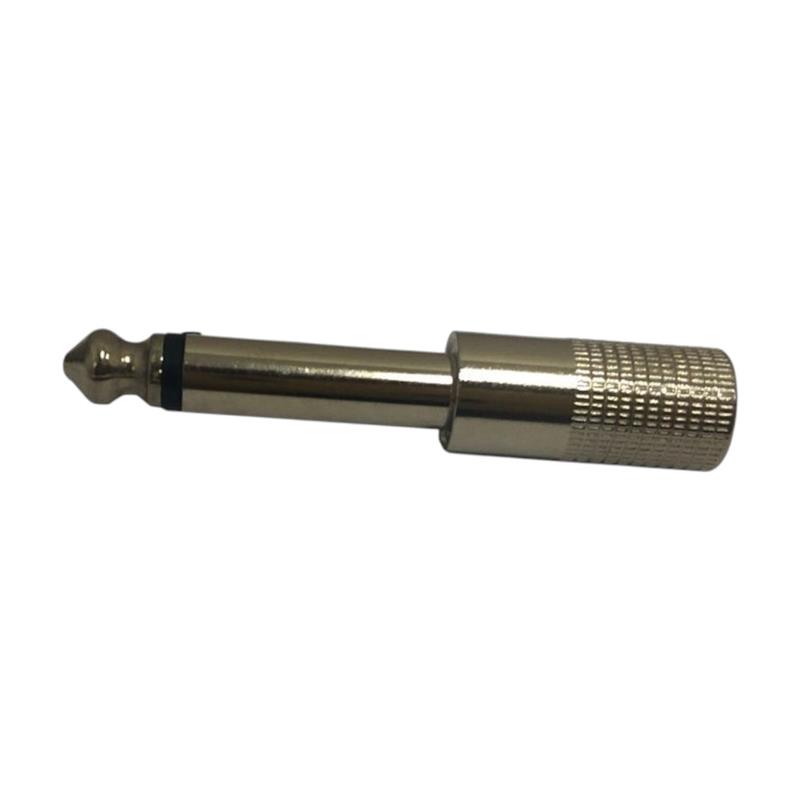 PLUG MONO 6.5 JACK MONO 3.5 METALICO