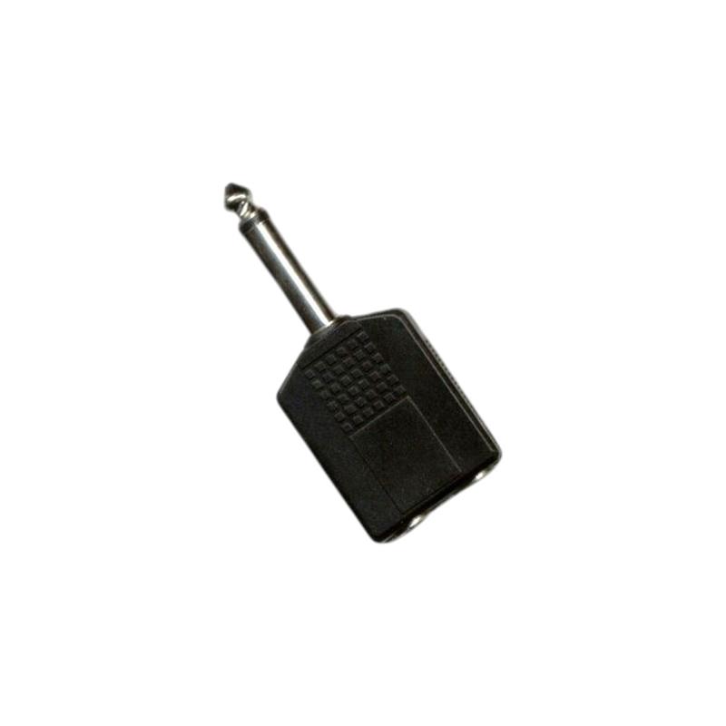 PLUG MONO 6.5 2 JACK MONO 6.5