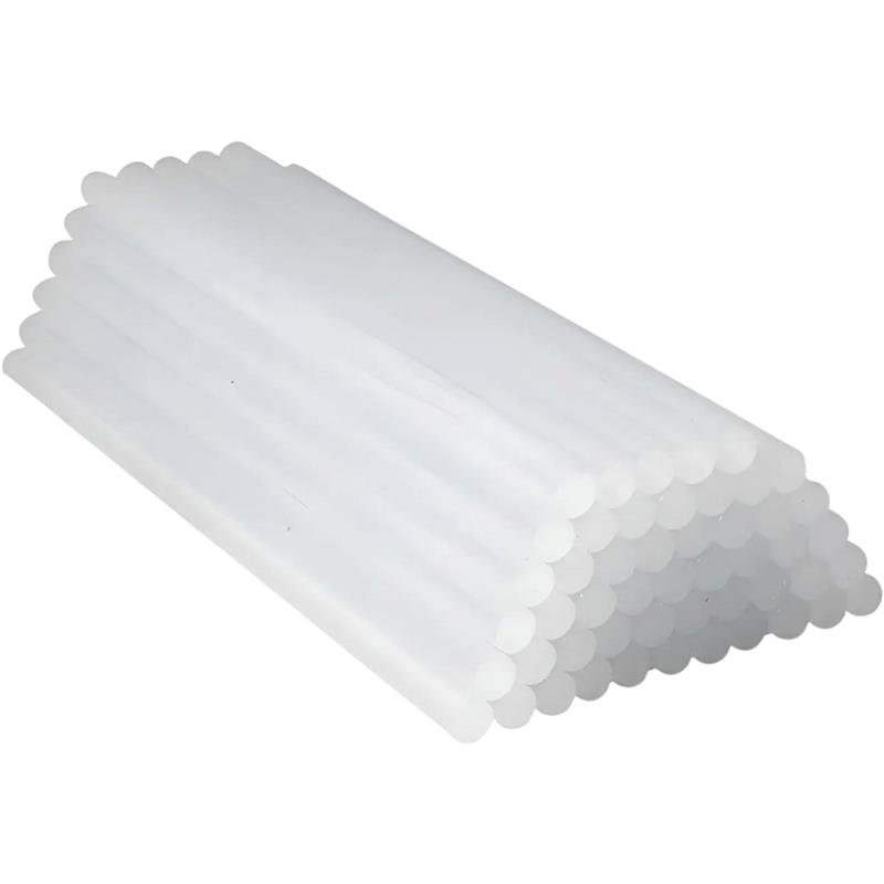 Bolsa de 1 kg de Barras de plástico adhesivo para pistolas de 15w de potencia. De 200 mm de largo.