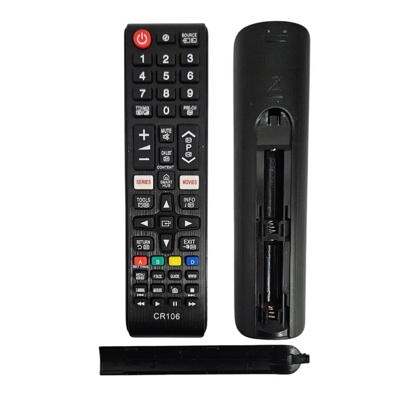 (*) Control Remoto tv   Samsung   Medida 17cmx4,5cm Peso 0,062