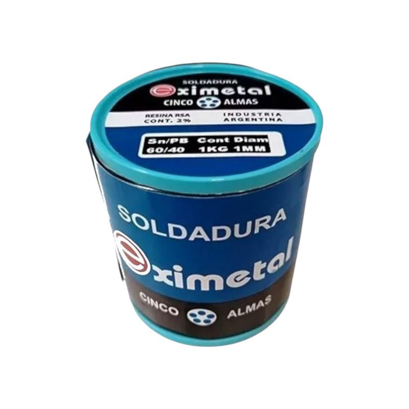 BOBINA DE 1KG 60% DIAM 1mm 5 ALMAS