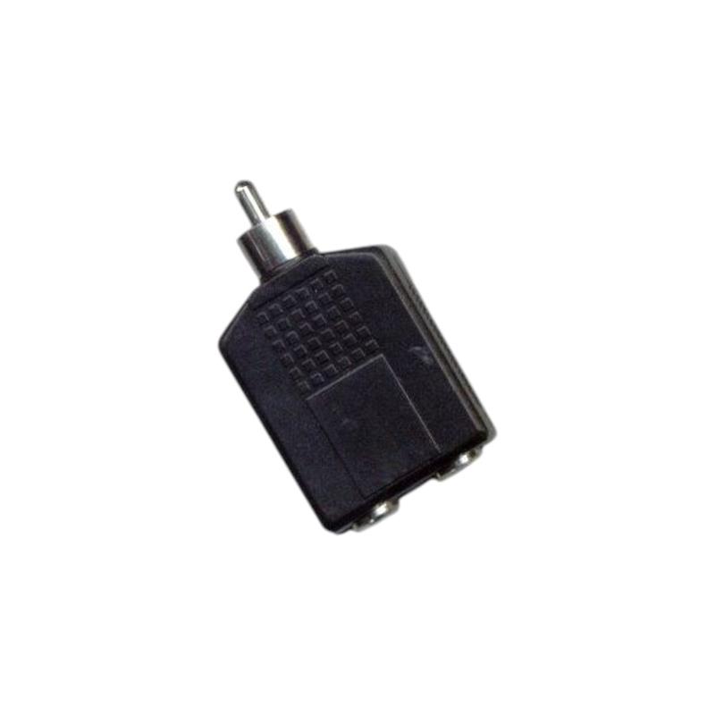 PLUG RCA 2 JACK MONO 6.5